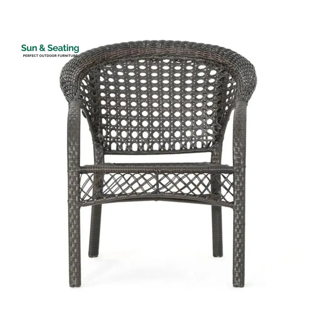 Thalia 7-Piece Outdoor Rattan Wicker Dining Table Set Dining Set