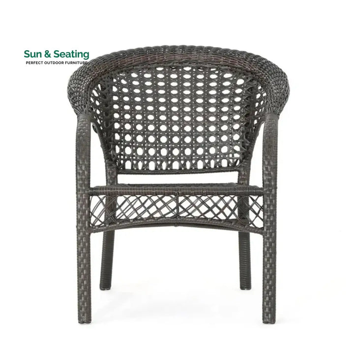 Thalia 7-Piece Outdoor Rattan Wicker Dining Table Set Dining Set