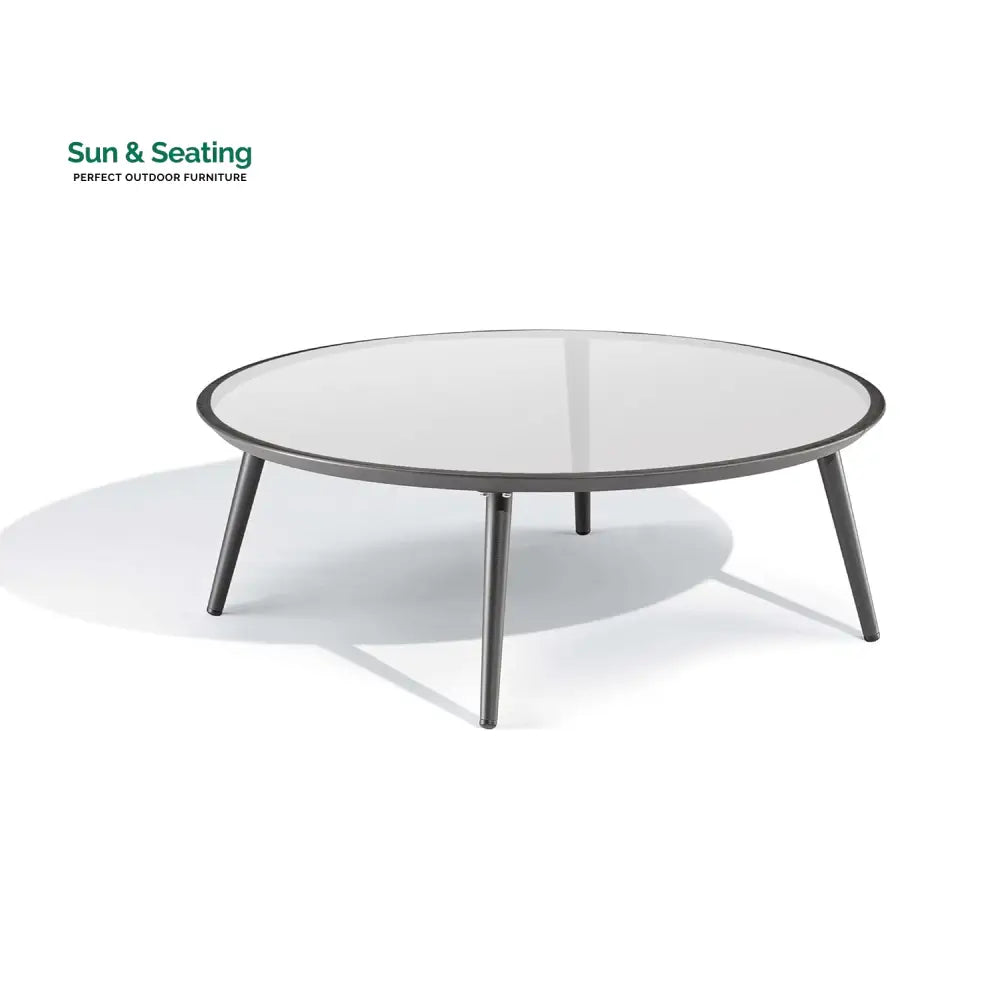 Trecla Outdoor Garden Balcony Sofa Set 2 Seater 2 Single Seater 1 Center Table Set (Dark Grey) Braided and Rope Sofa