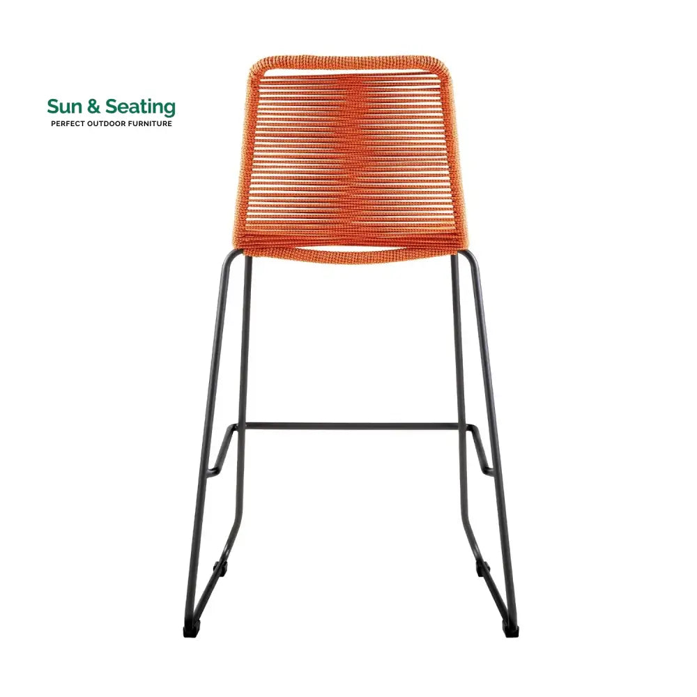 Trisha 2-Piece Outdoor Rope Bar Chairs – Stylish Comfort Built to Last Bar Chairs