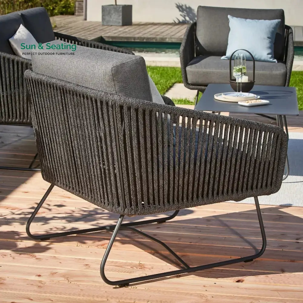 Ujjwala 4 Piece Outdoor All-Weather Rope Sofa Set Sofa Set