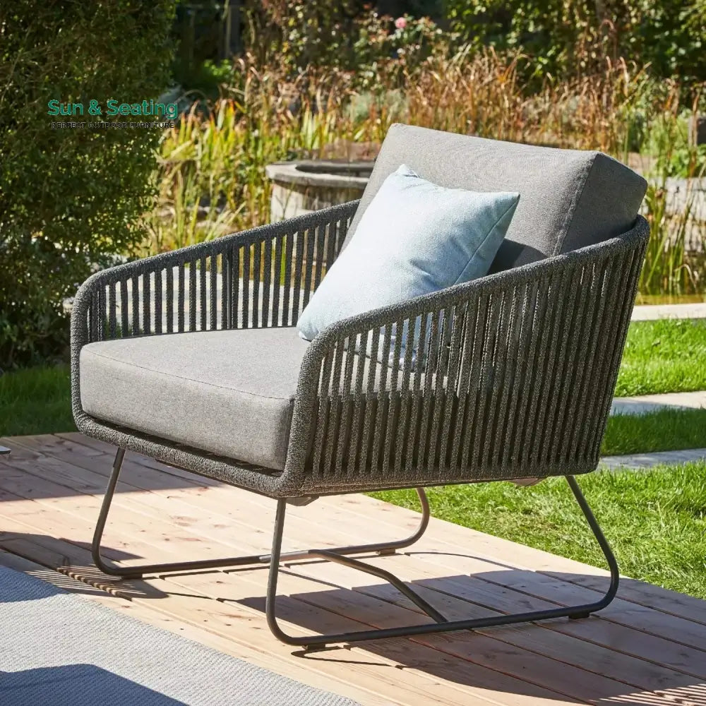 Ujjwala 4 Piece Outdoor All-Weather Rope Sofa Set Sofa Set