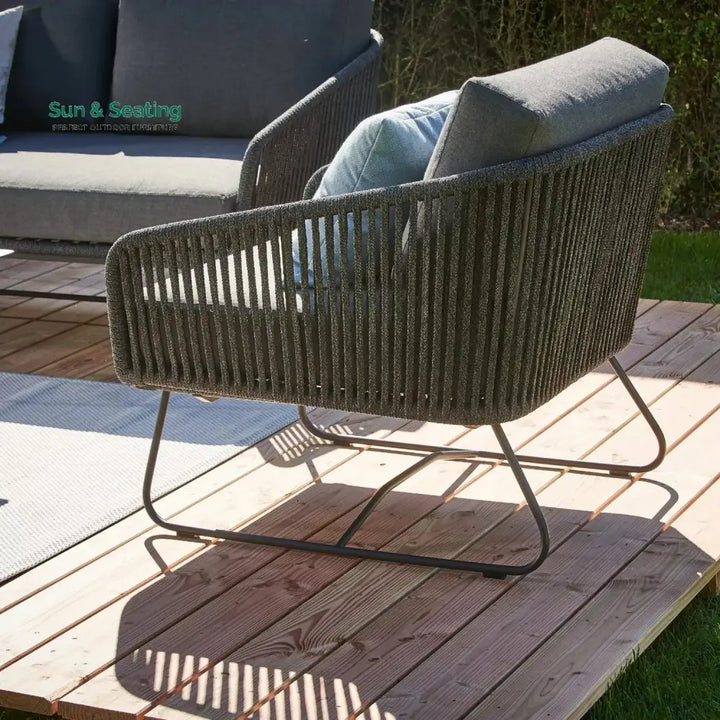 Ujjwala 4 Piece Outdoor All-Weather Rope Sofa Set Sofa Set