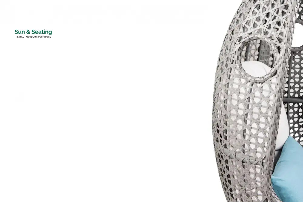 Violante Single Seater Hanging Swing With Stand For Balcony Garden Swing (Grey) Swings