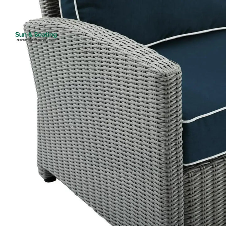 Vittoria 7 Piece Outdoor Wicker Conversation Furniture Set Sofa Set