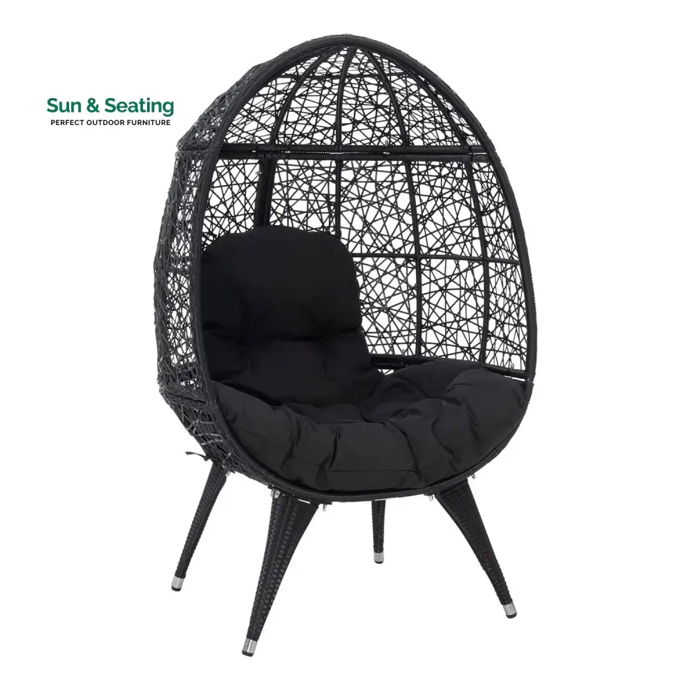 Wafaa Outdoor All-Weather Wicker Egg Chair Egg Chair