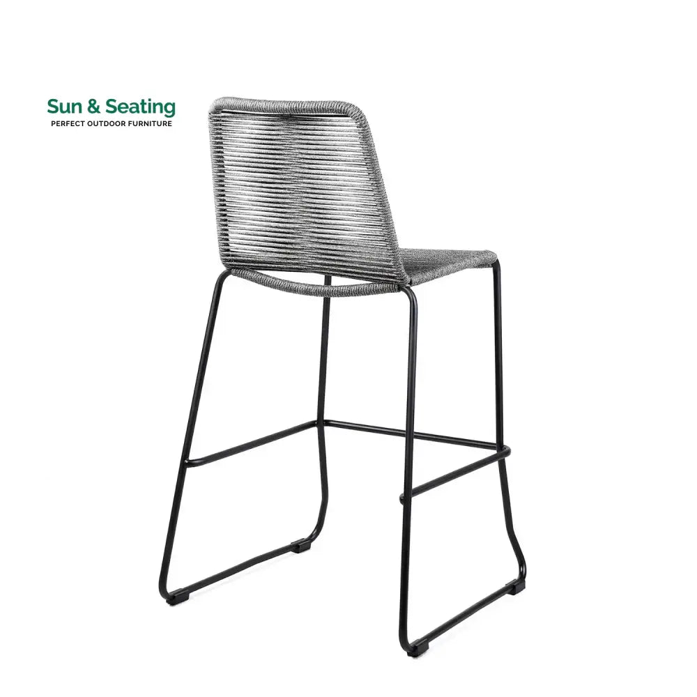 Wei 2-Piece Outdoor Rope Bar Chairs – Stylish Comfort Built to Last Bar Chairs