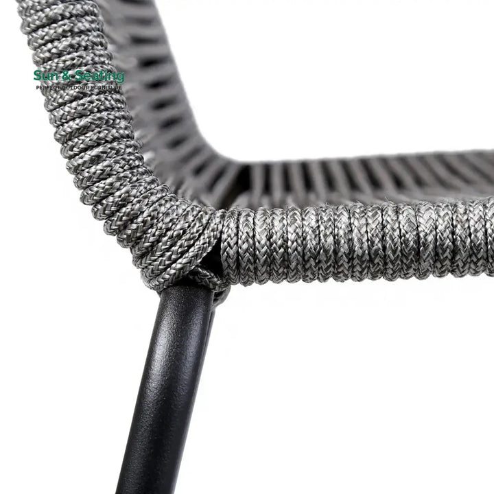 Wei 2-Piece Outdoor Rope Bar Chairs – Stylish Comfort Built to Last Bar Chairs