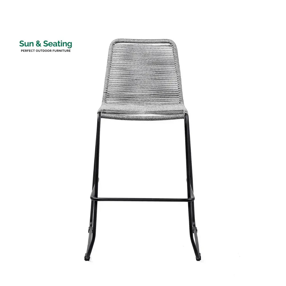 Wei 2-Piece Outdoor Rope Bar Chairs – Stylish Comfort Built to Last Bar Chairs