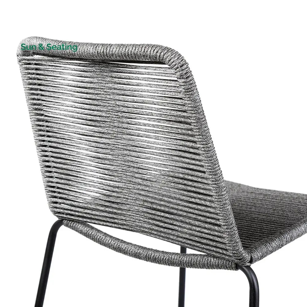 Wei 2-Piece Outdoor Rope Bar Chairs – Stylish Comfort Built to Last Bar Chairs
