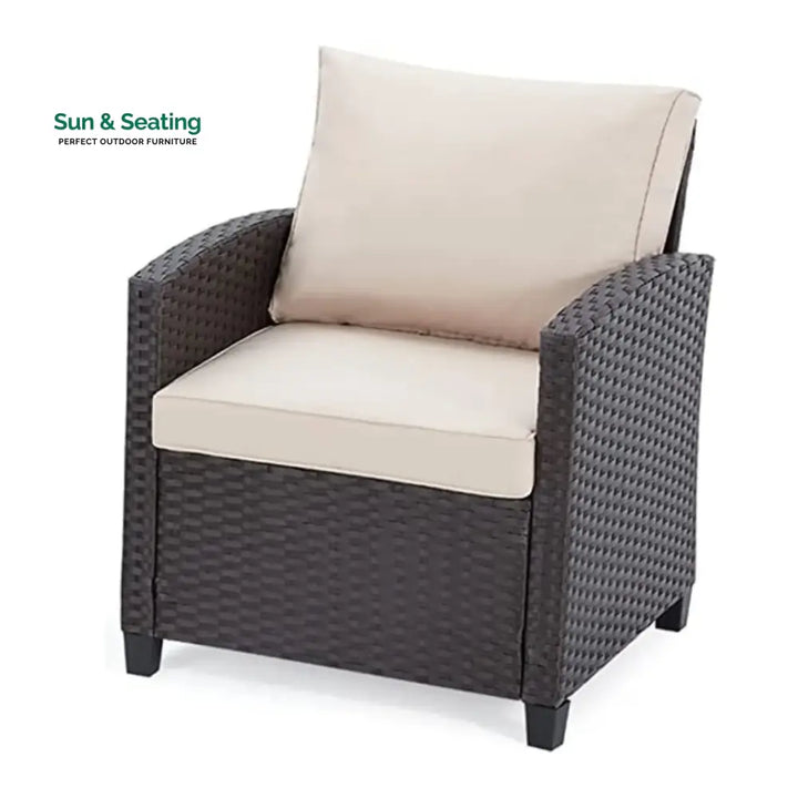 Xiao 3-Piece Outdoor Rattan Wicker Patio Set Patio Set