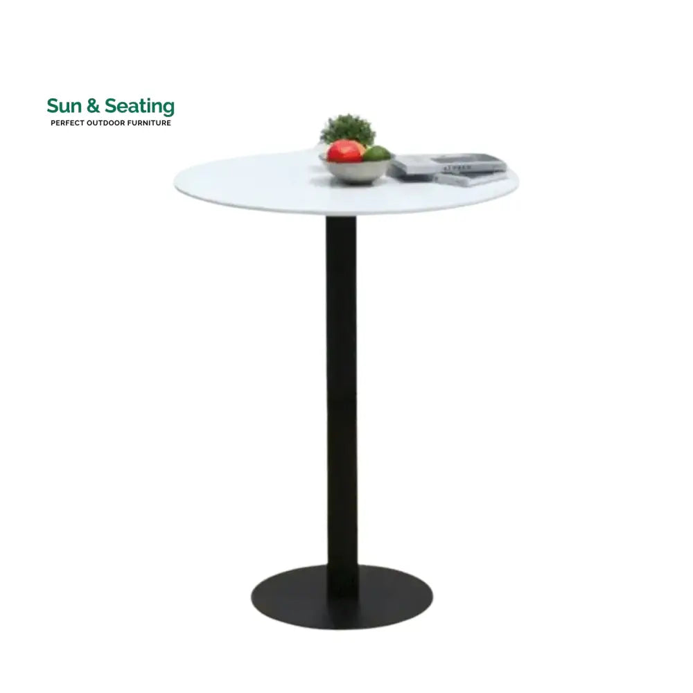 Xyla Outdoor Rope 5-Piece Bar Set With a High-Top Round Table Bar Set