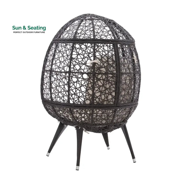 Yasira Outdoor All-Weather Wicker Egg Chair Egg Chair