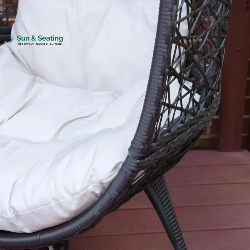 Yasira Outdoor All-Weather Wicker Egg Chair Egg Chair