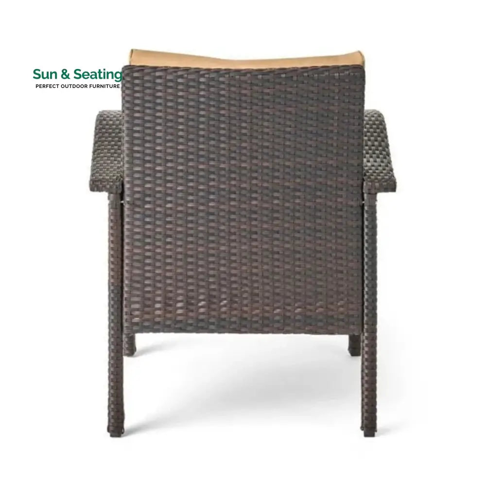 Yoko Brown 8 Seater Outdoor Wicker Conversation Set Sofa Set