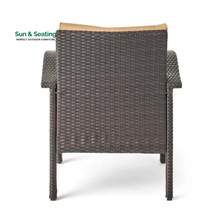 Yoko Brown 8 Seater Outdoor Wicker Conversation Set Sofa Set