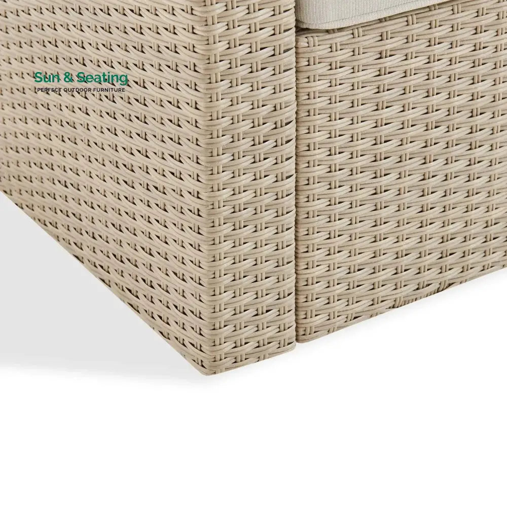 Yue 3-Seater Outdoor Rattan Wicker Patio Sofa Sofa Set