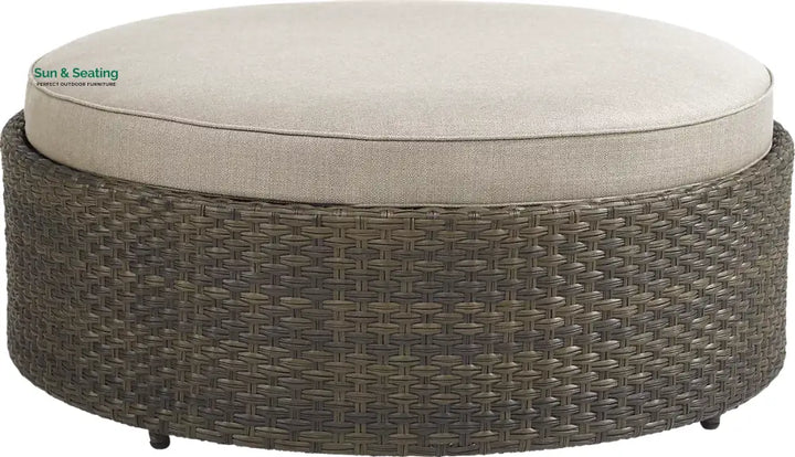 Zea Outdoor Sofa Set 4 Seater and 1 Center Table (Brown) Sofa Sets