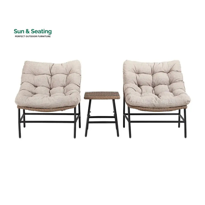 Zhen 3 Piece Garden Outdoor Patio Furniture Set Patio Set