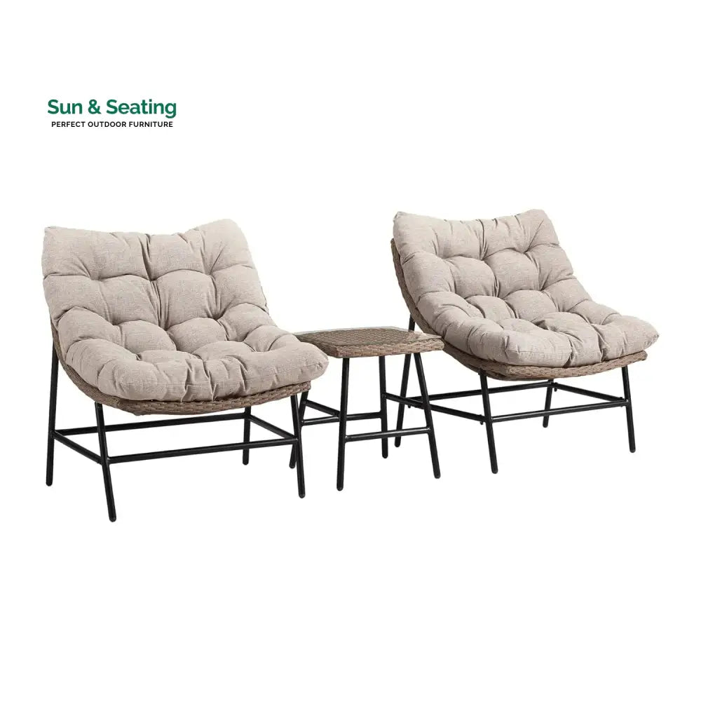 Zhen 3 Piece Garden Outdoor Patio Furniture Set Patio Set