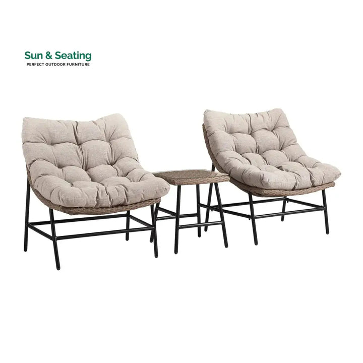 Zhen 3 Piece Garden Outdoor Patio Furniture Set Patio Set