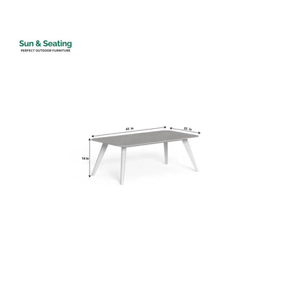 Zion Outdoor Sofa Set 3 Seater 2 Single seater and 1 Center Table Set (Grey) Braided & Rope Sofa Sets