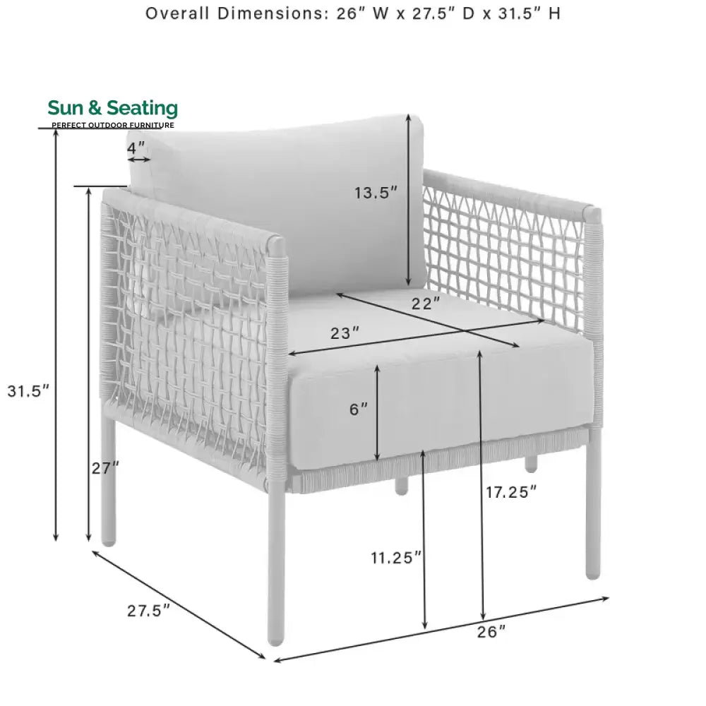 Zita Outdoor Sofa Set 2 Seater 2 Single seater and 1 Center Table (Light Brown) Braided & Rope Sofa Sets