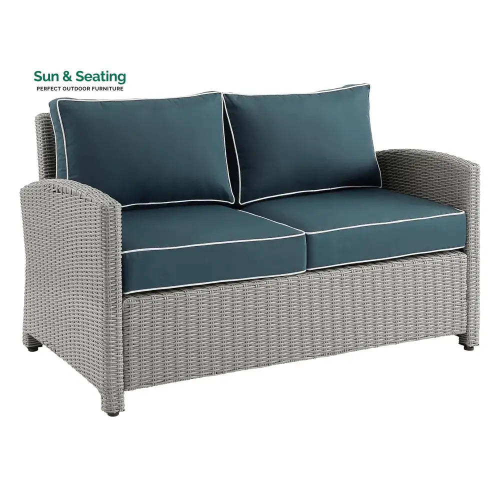 Zoe 4 Pieces Patio Furniture Set Outdoor Sectional Sofa Sofa Set