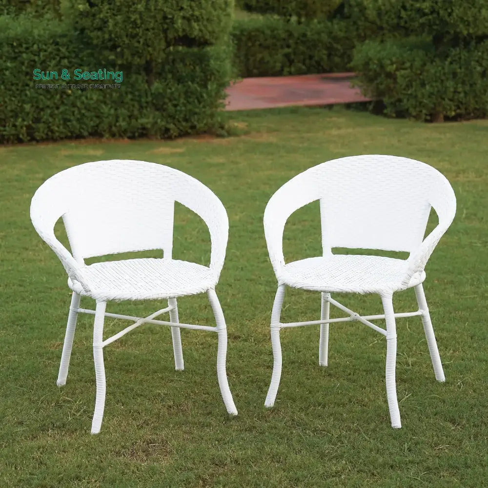Zohra 3-Piece Outdoor Rattan Wicker Patio Bistro Set Patio Set