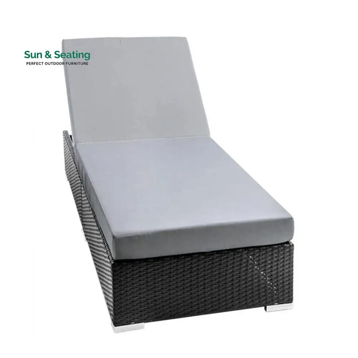 Zoya Outdoor 2-Piece Chaise Lounge Chair with Adjustable Settings and Cushions Lounger Set